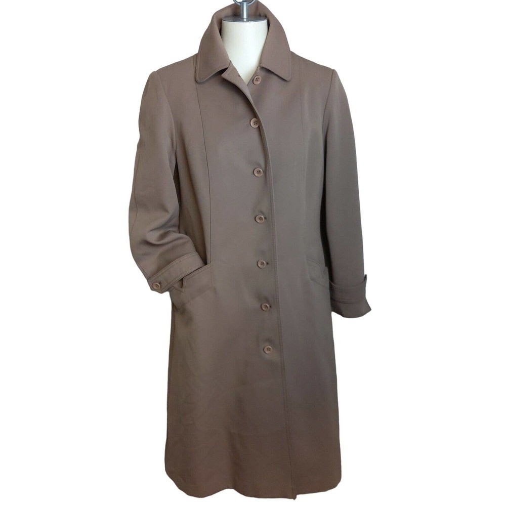 VTG Forecaster of Boston Womens Mauve Single Breasted lined Pea Coat Size 9/10